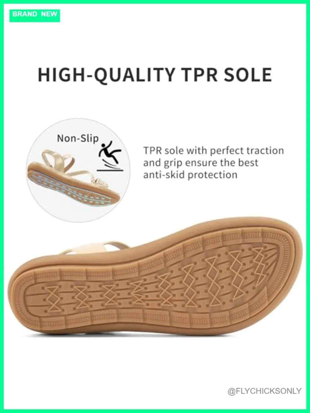 Womens Strappy Flat Sandals with Adjustable Buckle - Comfort Walking Shoes